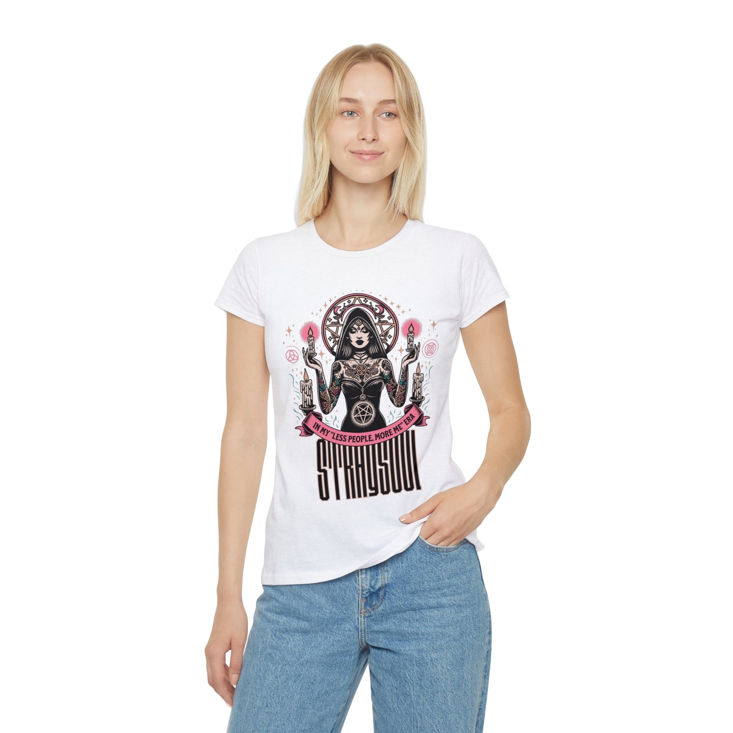 LESS PEOPLE Fitted Tee
