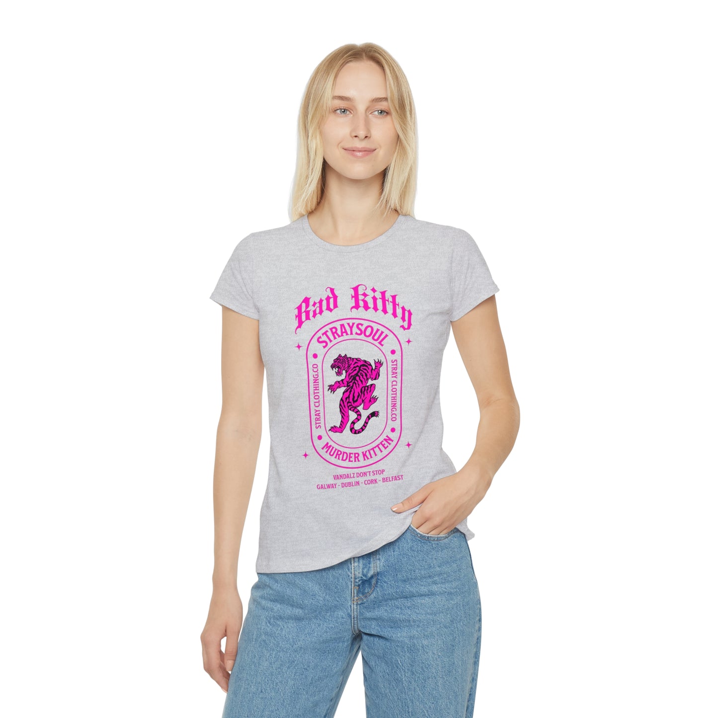 MURDER KITTEN Fitted Tee