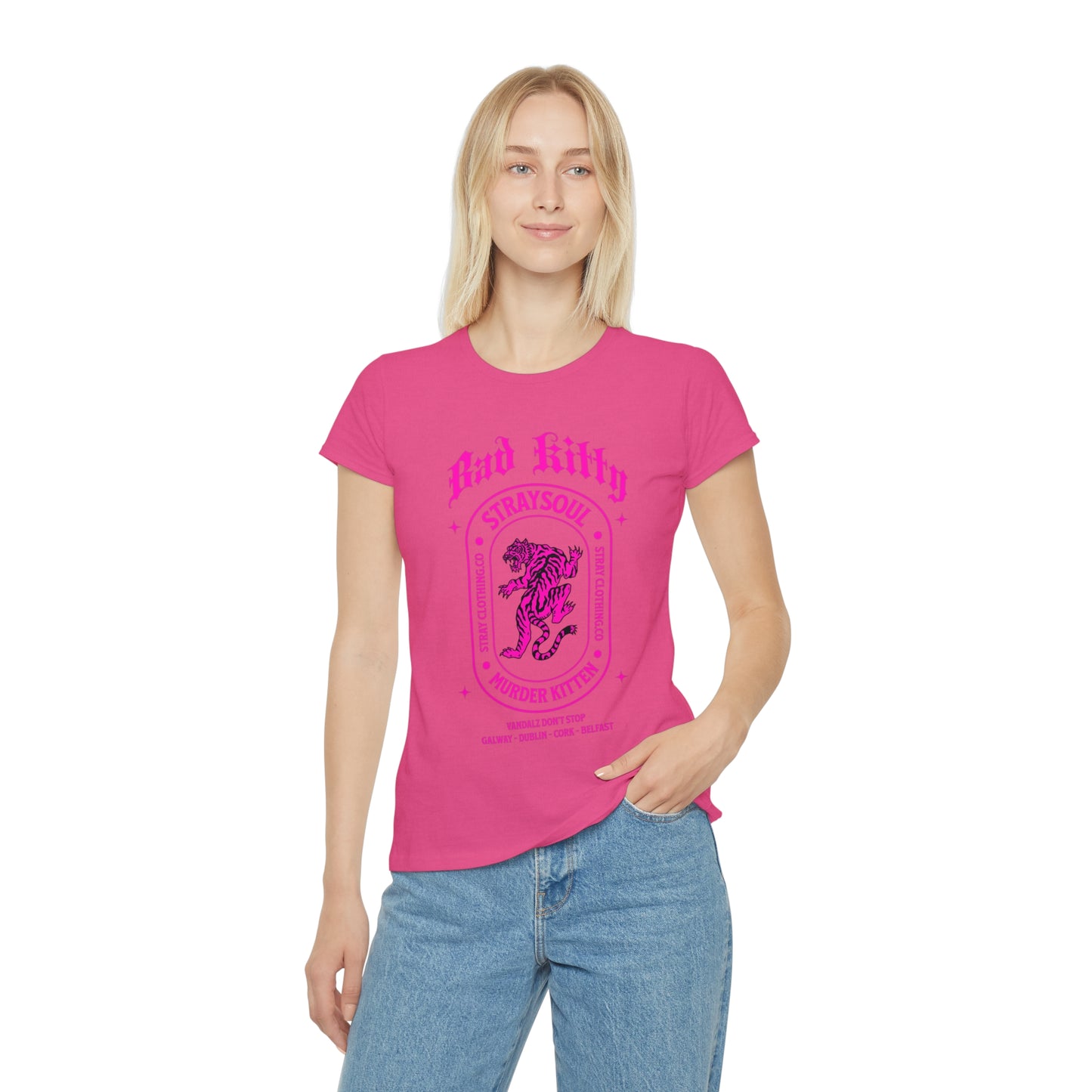 MURDER KITTEN Fitted Tee