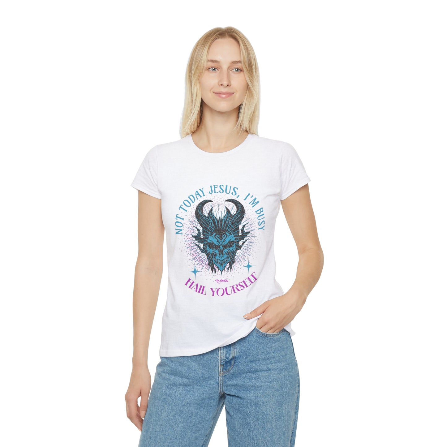 NOT TODAY Fitted Tee