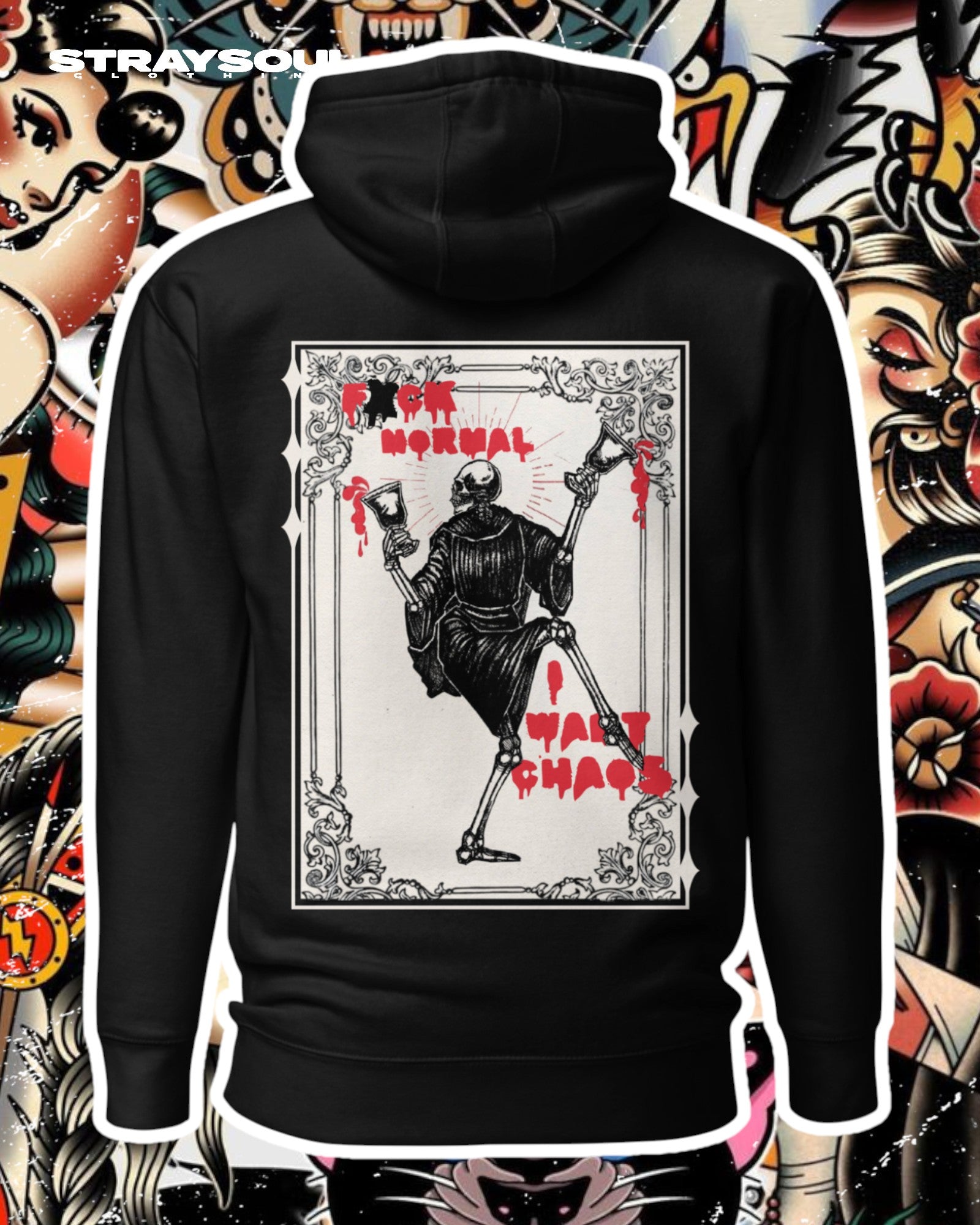 新品Chaos 12万 2025S/S ストライパージャケット CHAOS Hoodie – StraySoul Clothing