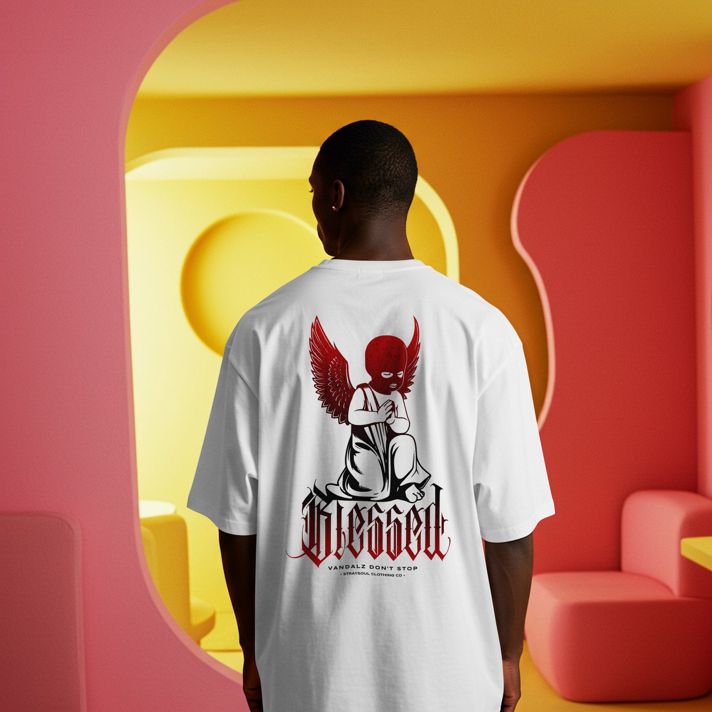 BLESSED Embroidered Tee